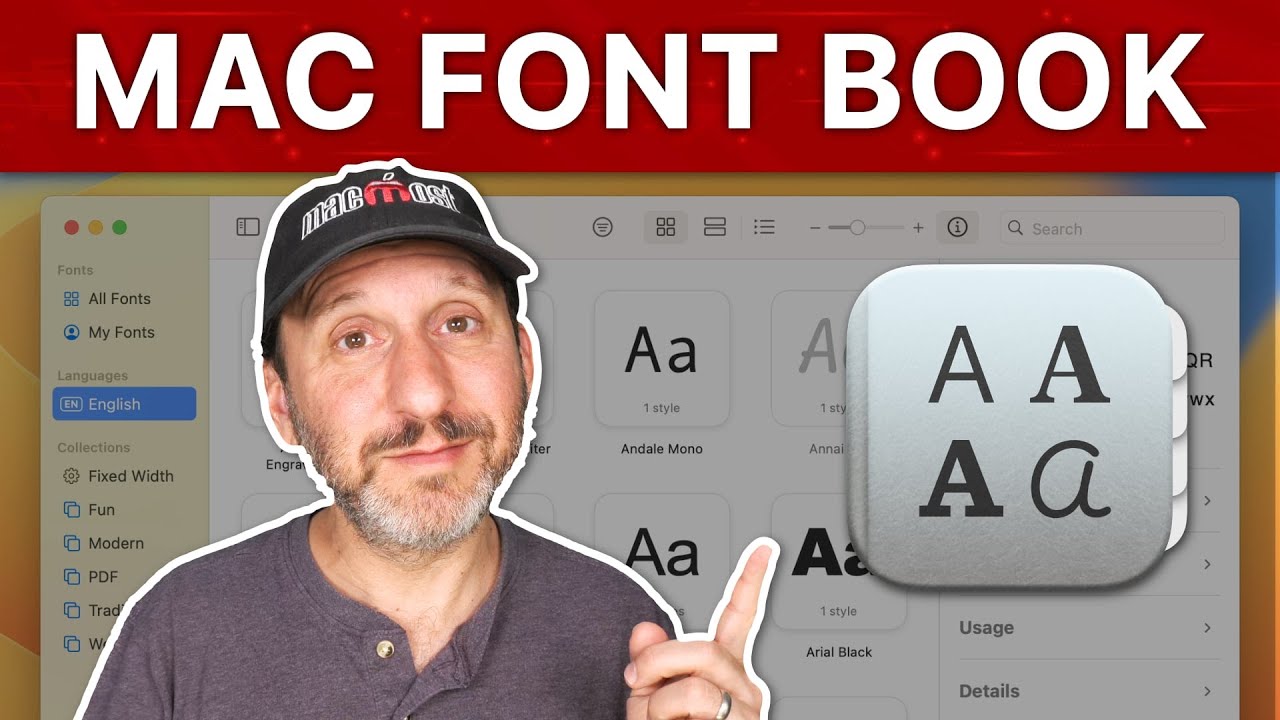 Using Font Book on Your Mac