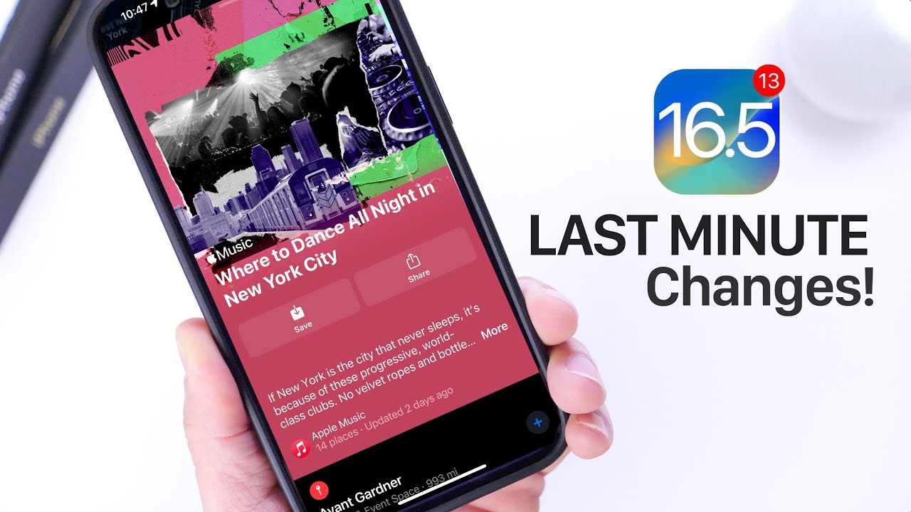 iOS 16.5 – Last Minute Changes!