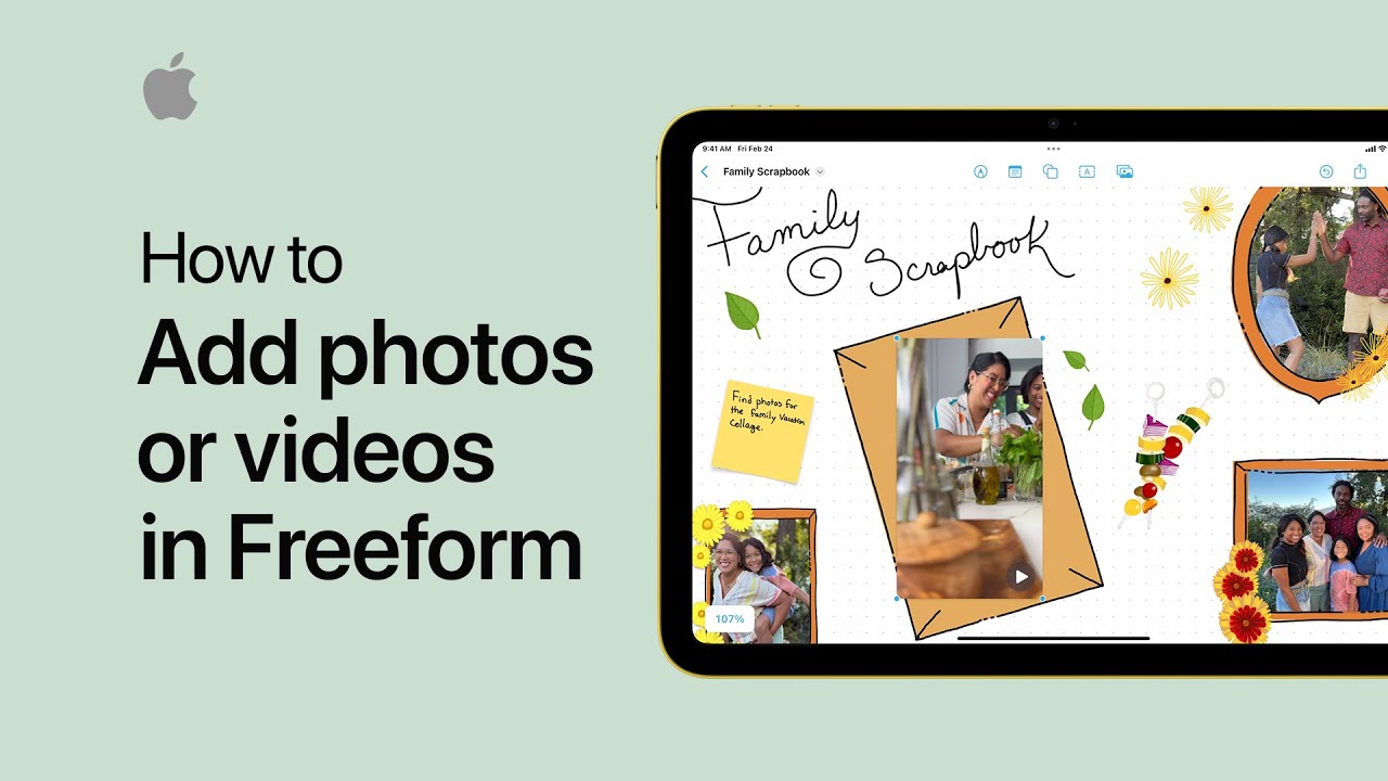 How to add photos or videos in Freeform on iPhone or iPad