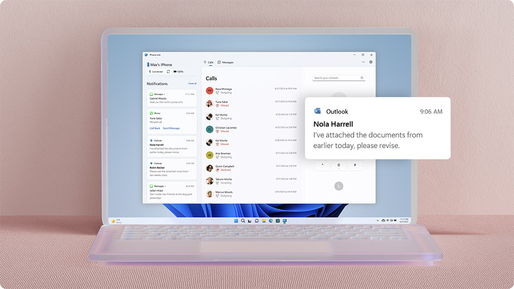 Phone Link for iOS Brings iPhone Messaging to PC