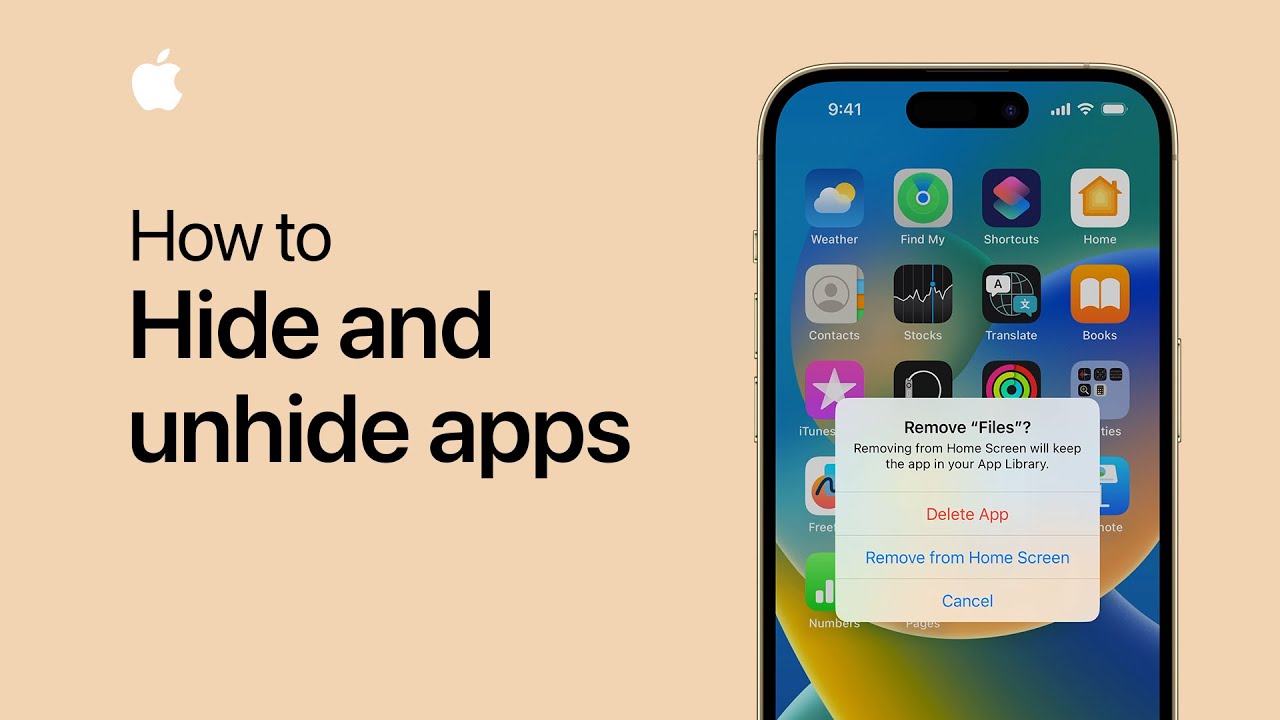 How to hide and unhide apps from your Home Screen on iPhone and iPad | Apple Support