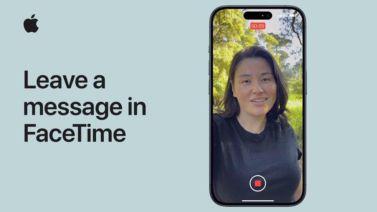 How to leave a video message in FaceTime on iPhone | Apple Support
