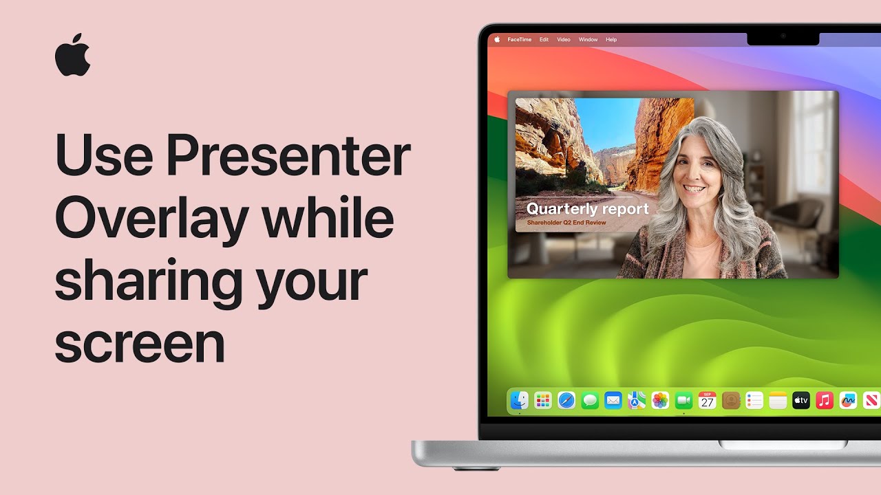 How to use Presenter Overlay while sharing your screen on Mac | Apple Support