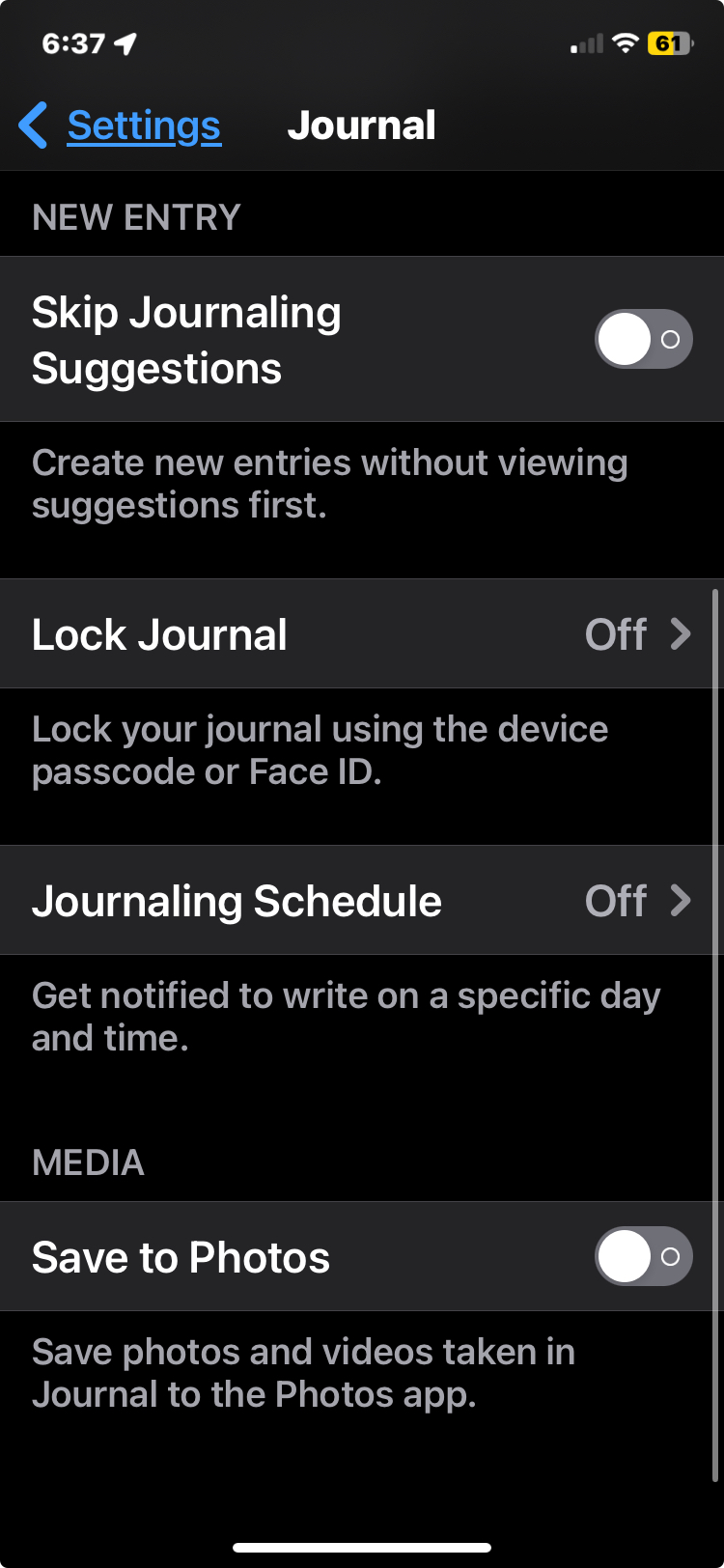 How to Disable Journaling Suggestions on iPhone