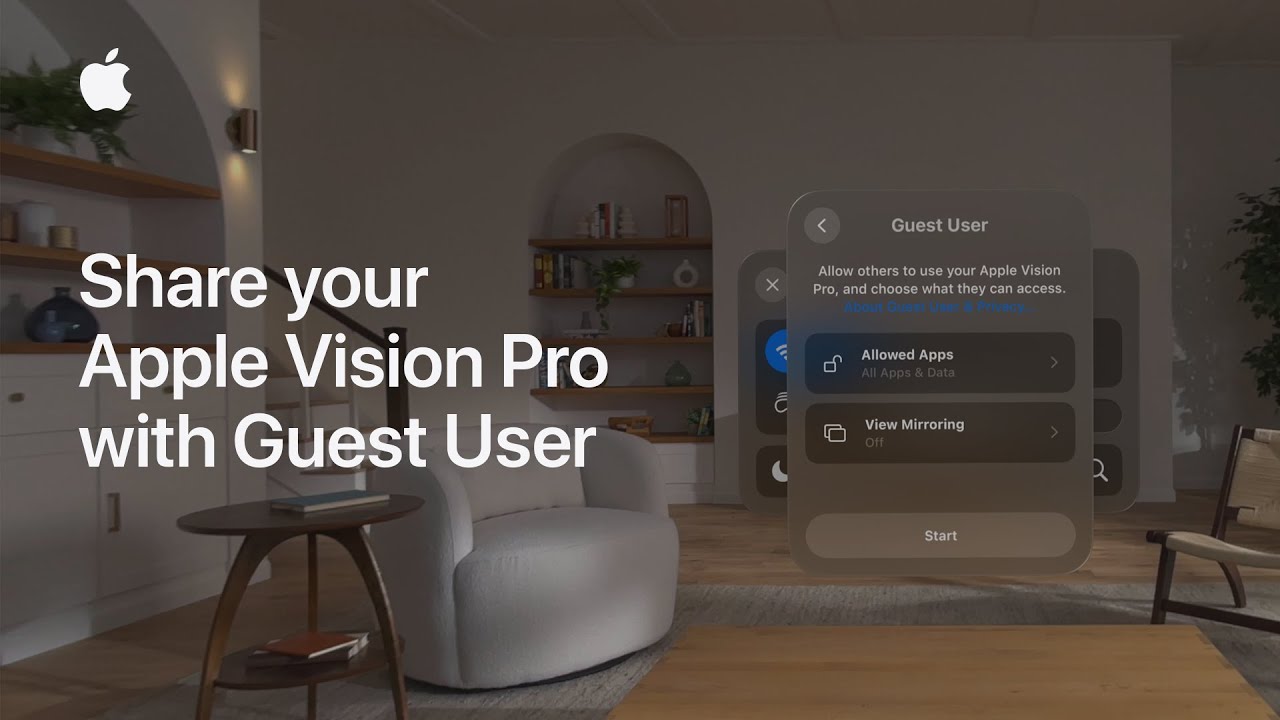 How to share your Apple Vision Pro with Guest User | Apple Support