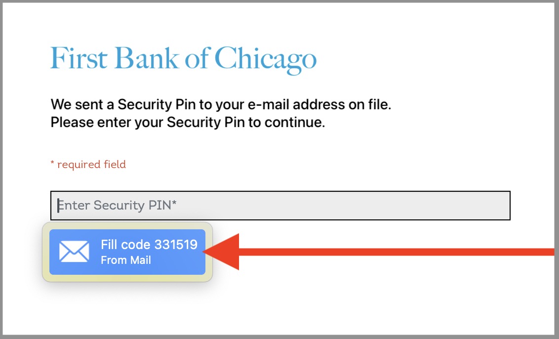 How to Autofill Security Codes from Mail on Mac, iPhone, iPad